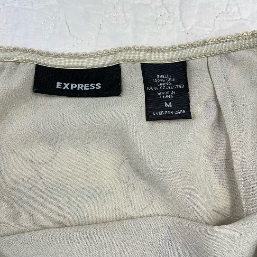 Express Cream and Purple Maxi Skirt - Picture 8 of 10